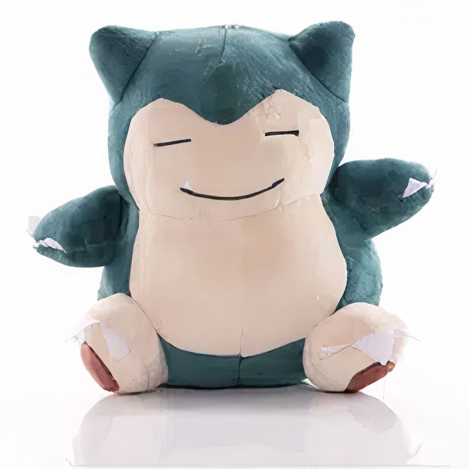 Peluche Ronflex géante douce univers Pokémon câlin enfant La compagnie de la peluche